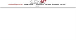 Desktop Screenshot of klickart-lelke.de