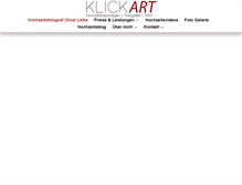 Tablet Screenshot of klickart-lelke.de